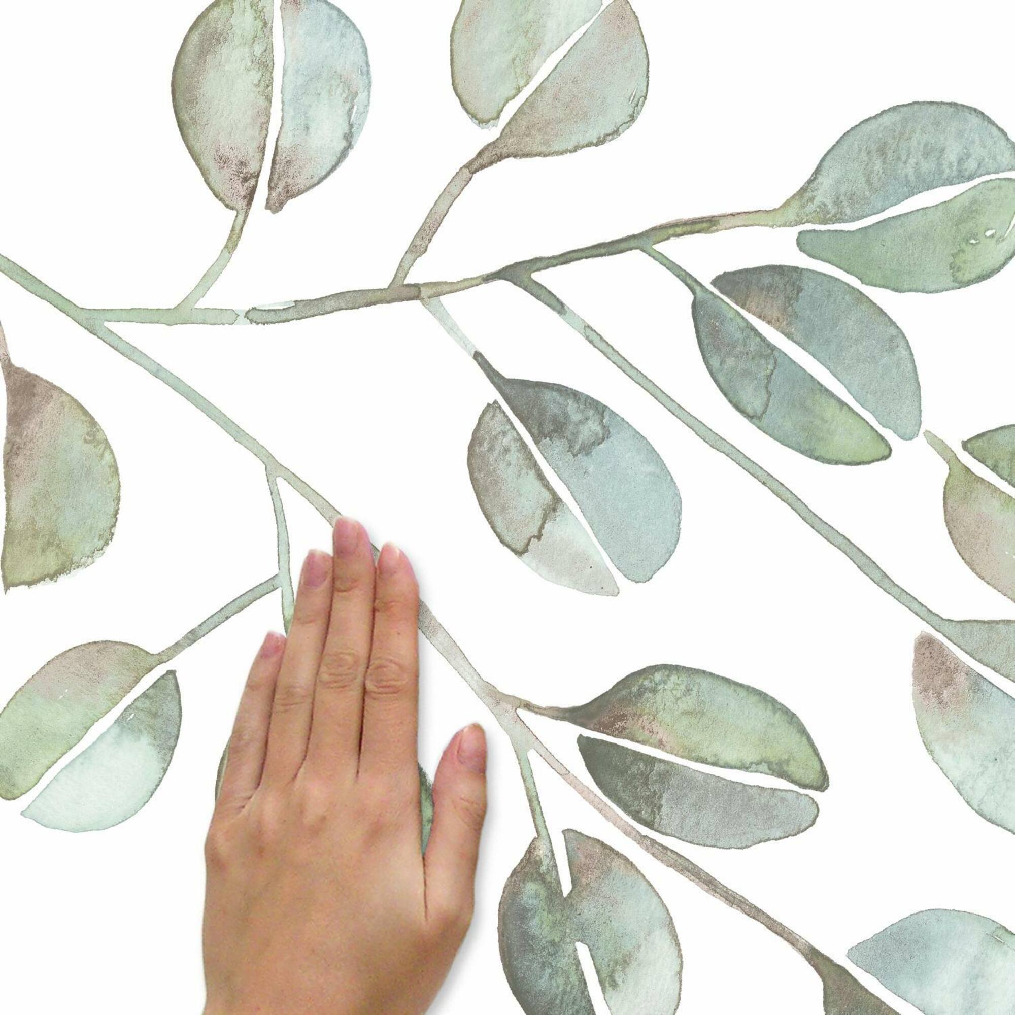 RoomMates Catcoq Eucalyptus Peel & Stick Giant Wall Decals